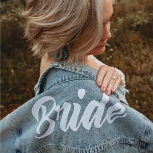 Show Me Your MuMu Blue Bride Jean Jacket